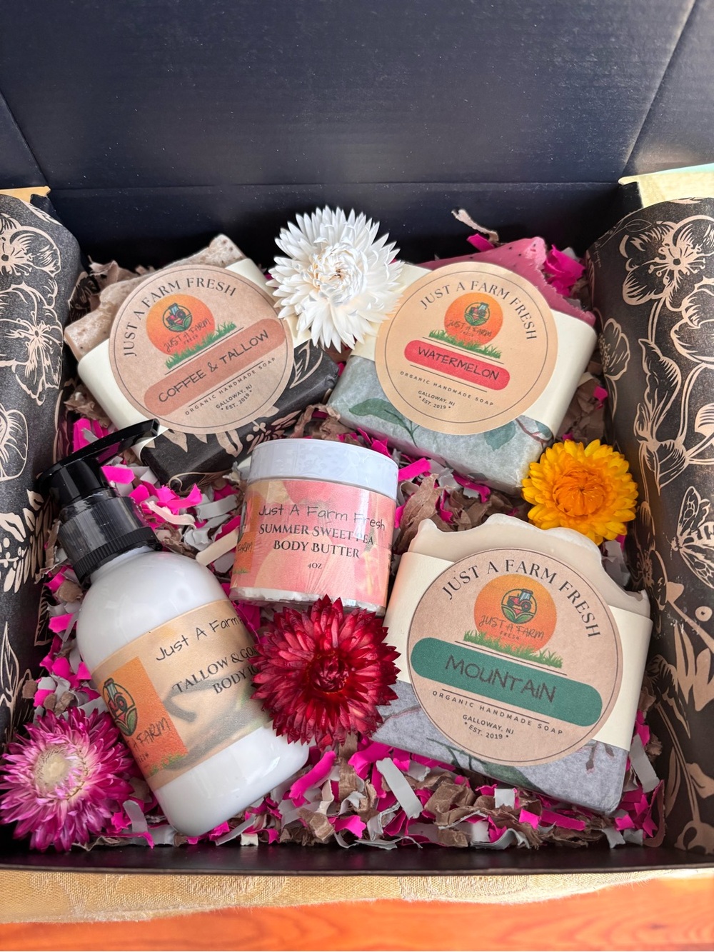Women's Bath & Body Gift Set - Pink Accents